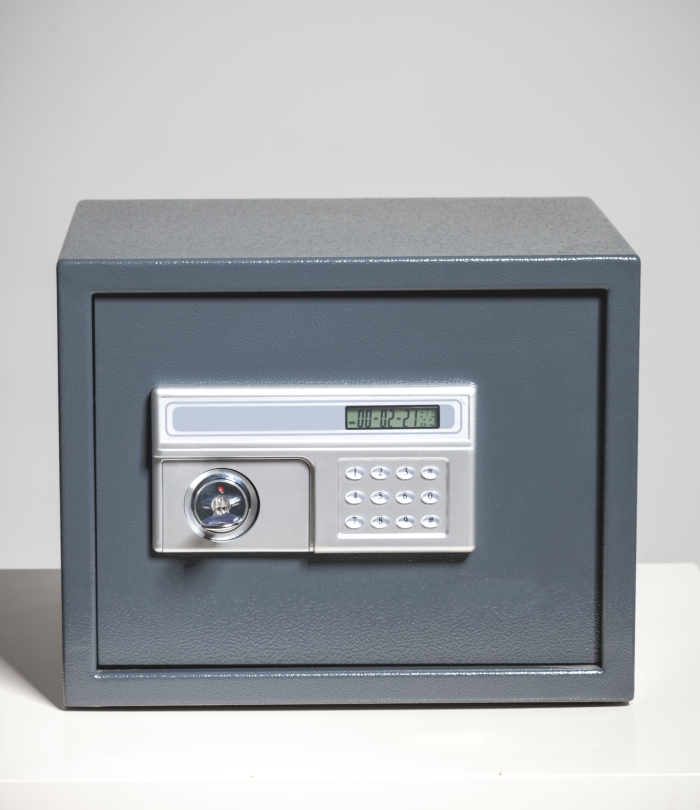 Coffre-fort à code électronique pour protection des biens et documents